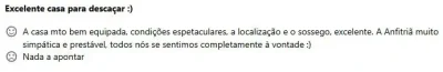 Feedback cliente