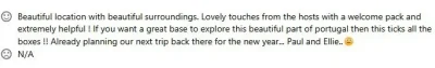 Feedback cliente